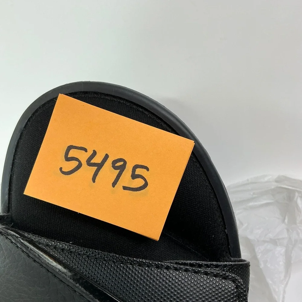 Under Armour Black Ignite VI Slide Sandals Kids Size 6Y 4D Foam 3022728-001